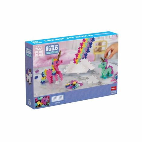 Set constructie Plus-Plus, 275 piese, Invata sa construiesti unicorni - imagine 6